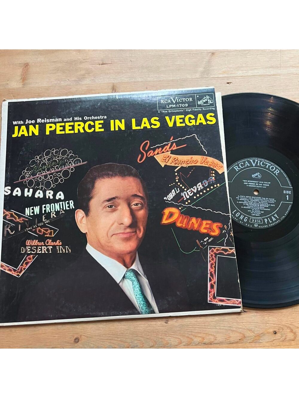Jan Peerce - Jan Peerce in Las Vegas 33rpm VG+ VR15